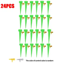 Self-Watering Adjustable Drip Irrigation System (24PCS-Green)