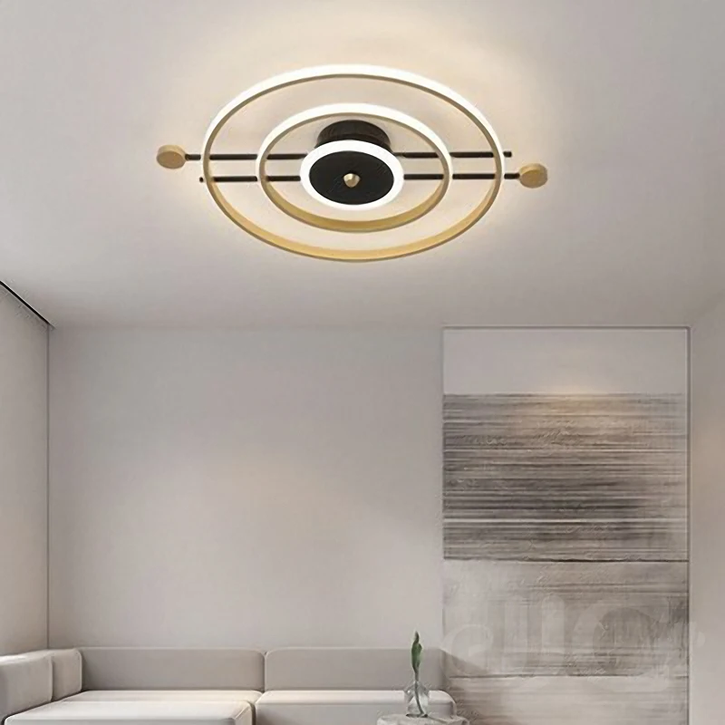

JJC Simple Modern Ceiling Light Minimalist Creative Led Main Room Light Household Living Room/Bedroom Room Light