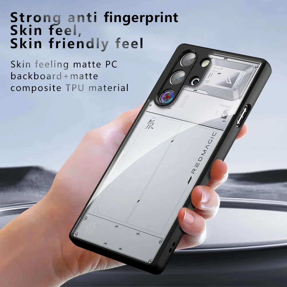 غطاء شفاف وشفاف غير لامع لهاتف Nubia Red Magic 10...