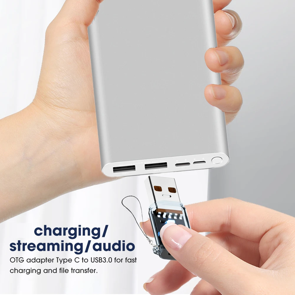 120W Super Fast Charging USB3.2 Connectors USB A To Type C Male To Female Adapters 10Gbps High-speed Data Transfer Converters usb to type c adapter type c adapter