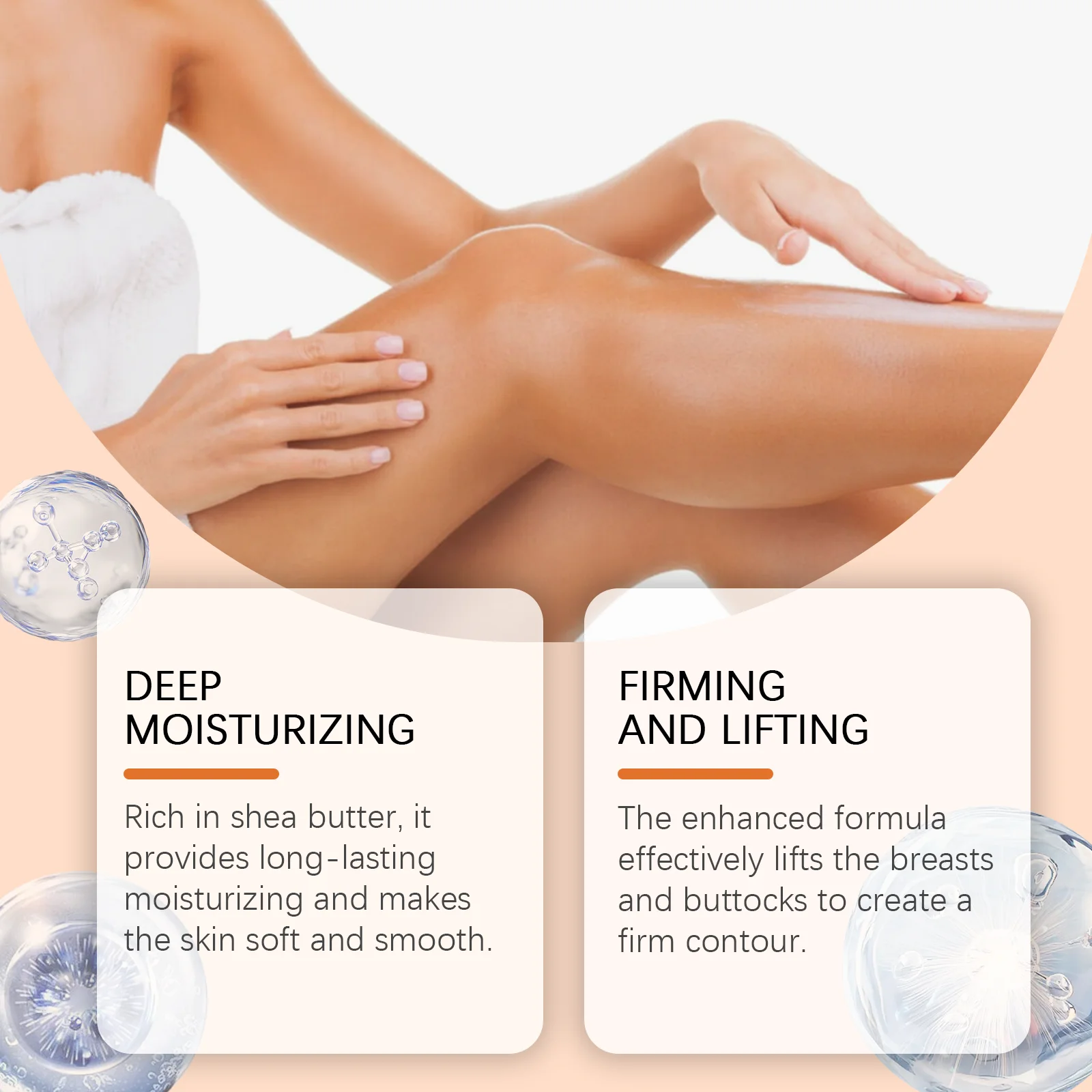 Firming Body Cream: Hydrating & Nourishing Body Moisturizer for Skin Radiance, Elasticity & Care
