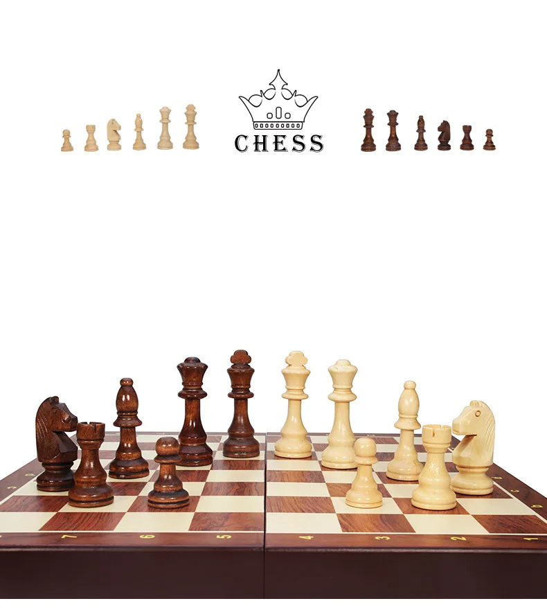 Tabuleiro de luxo xadrez profissional mesa de jogo medieval madeira xadrez  medieval presente da família lembrança histórica ludo gamão oa50xq -  AliExpress