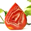 Natural Stone Red Agate Crystal Druzy Geode Freeform Point Home Room Decoration Spiritual Meditation Reiki Healing Crystals 3