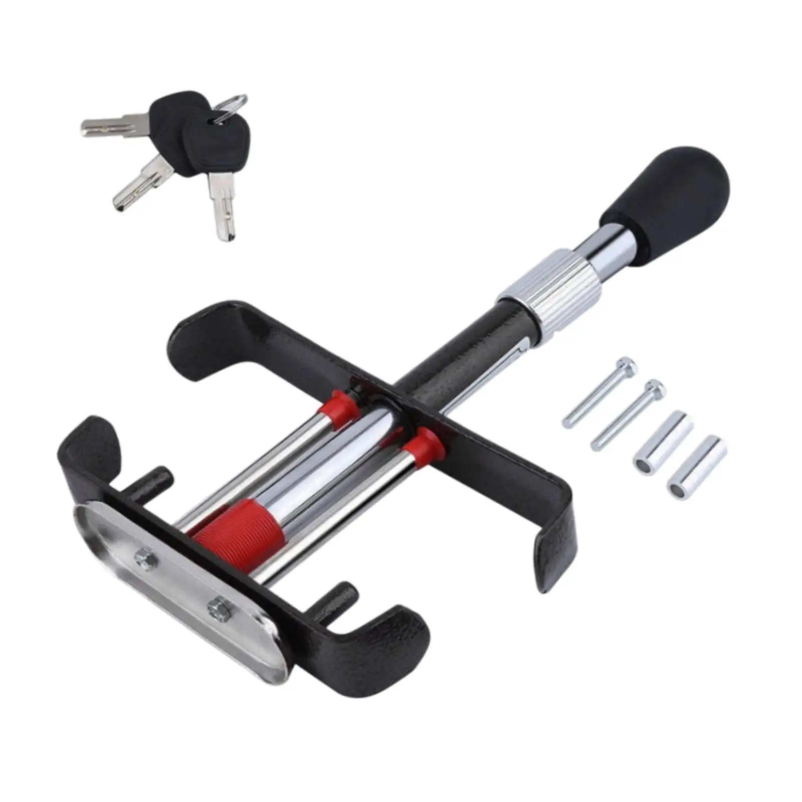 Car Brake Clutch Lock Heavy Duty Steel Adjustable Anti Theft Pedal Lock for Vehicle Security and Safety