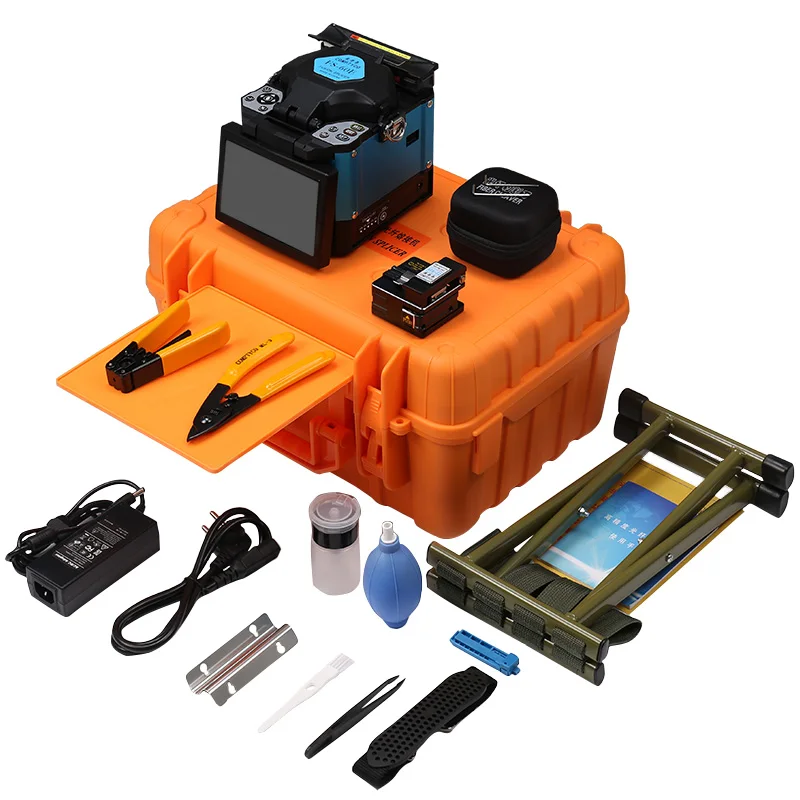 

FTTH Optical Welding Machine with VFL opm fiber fix sx os Comptyco fs-60e splicing machine Fiber Fusion Splicer