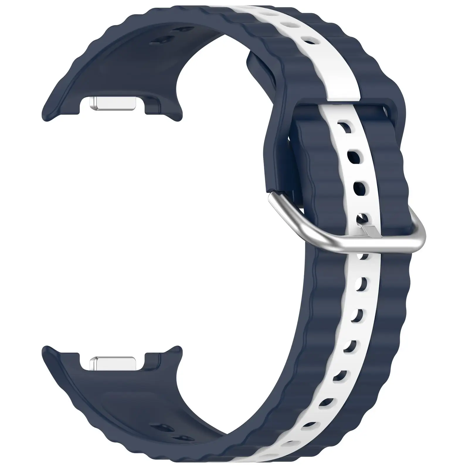 Breathable Sports Silicone Strap for Smartwatches - Quick Release Wristband Accessory