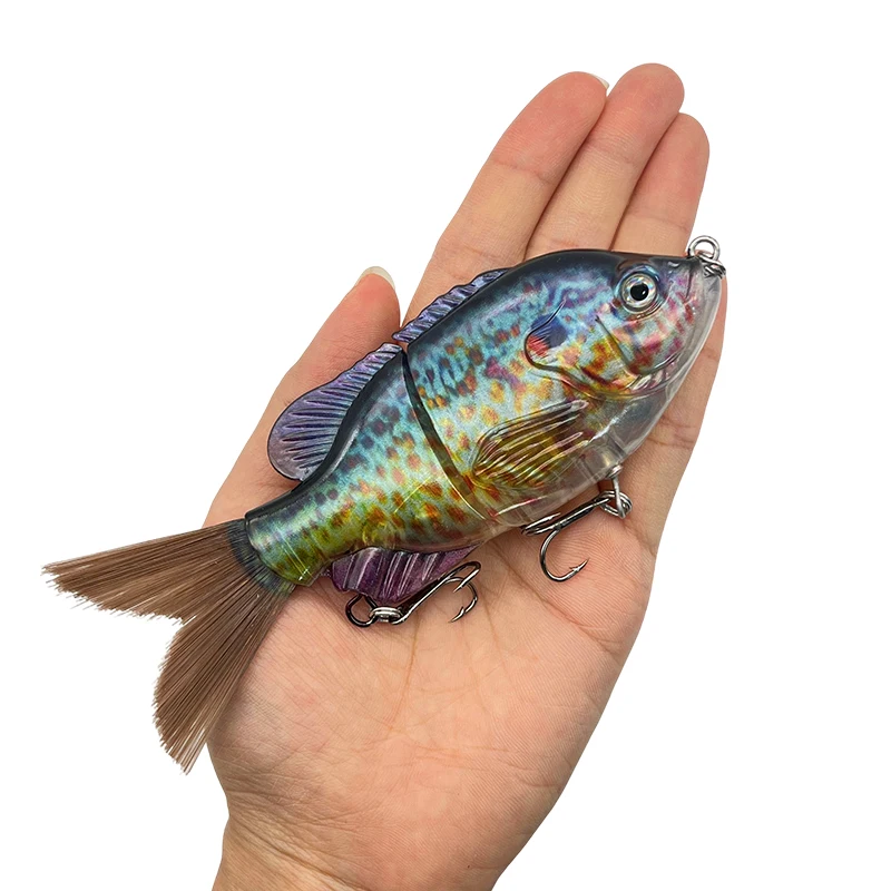 Angelköder Jointbait Swimbait 120mm Köder zum Angeln auf Hecht Angelzubehör Raubfisch-Angelhaken Schwimmköder Sinkender Köder – Detail 7