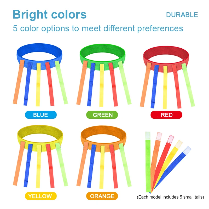 Outdoor Toys Outdoor Fun Games Tail Catching Props Toy Belt Kindergarten Group Games Tail Pulling Parent-Child Team Skill Training