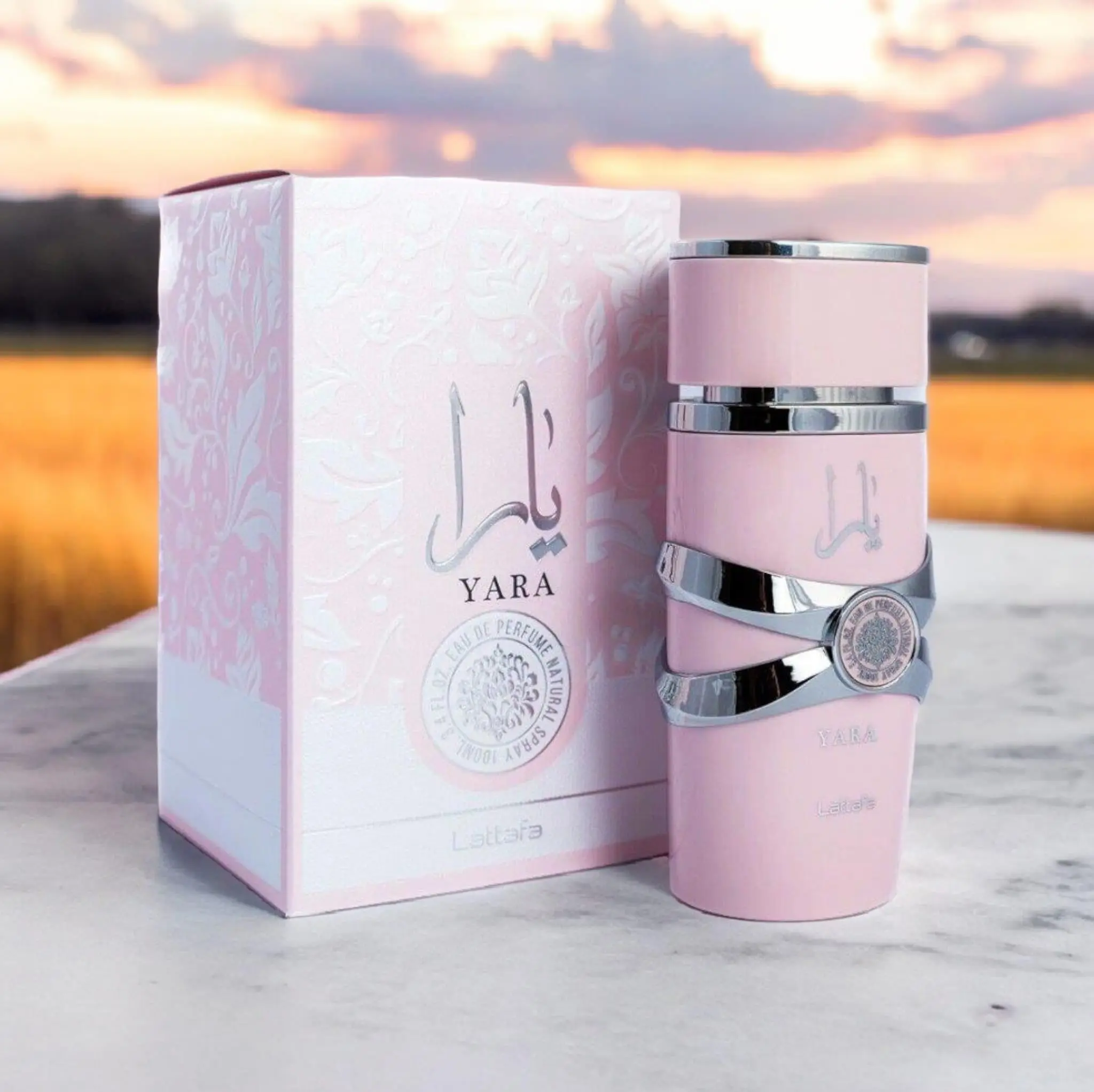 Profumo Yara mutafa e confezione roll-on, profumi arabi da donna, più economici acquistati insieme. Profumi portati da Dubai, l'odore alla moda molto duraturo del profumo dolce intenso - immagine 5