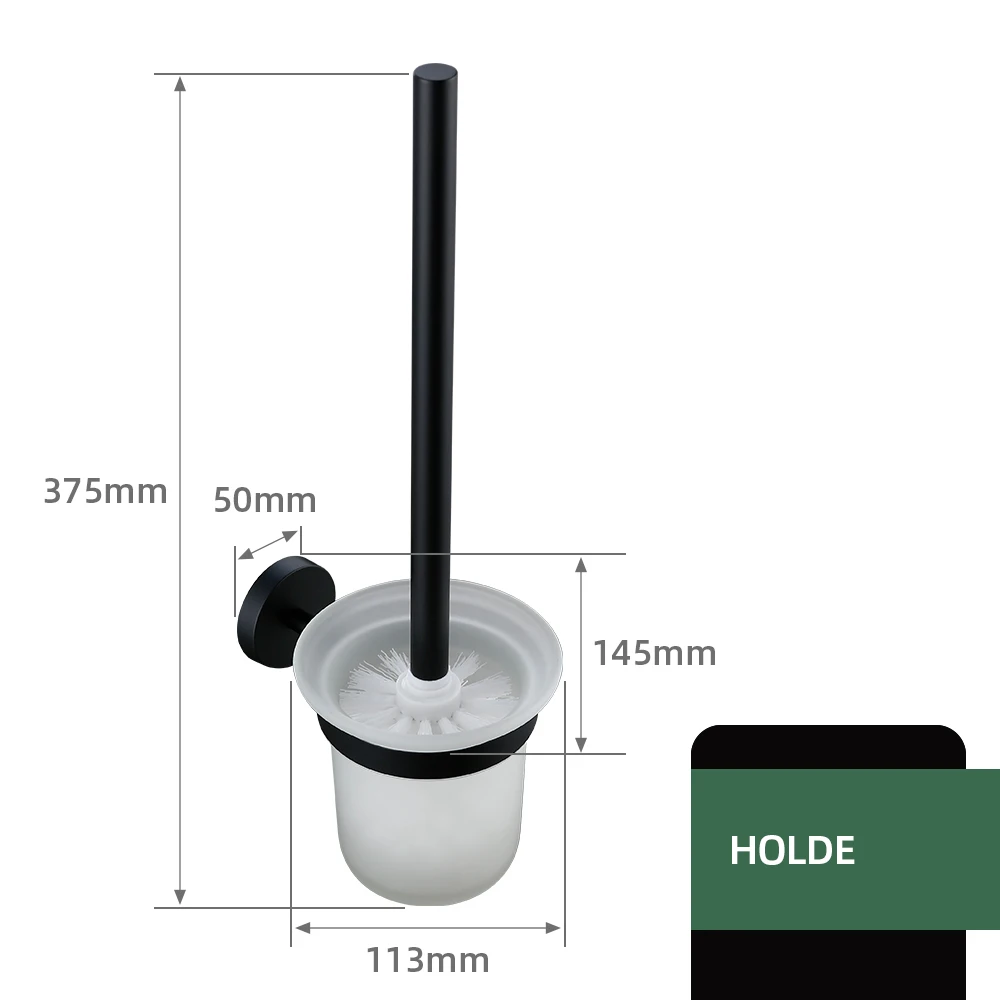 أسود اكسسوارات الحمام النحاس مخرش عدة ورقة حامل من...