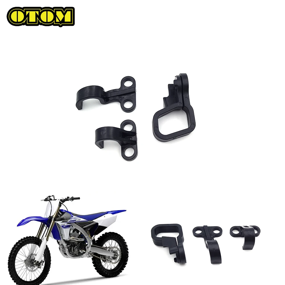 OTOM для мотоцикла YAMAHA, зажим для переднего и заднего тормозного кабеля, направляющий тормозной шланг, держатель трубки, зажим для YAMAHA YZF YZFX WRF WRFK 250 450, детали