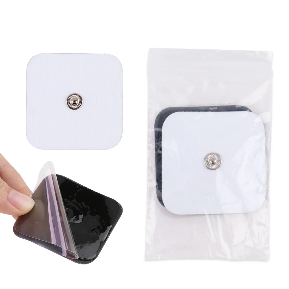 Electrode Pads 5x5cm 4x4cm Self Adhesive Non-woven Fabric Replacement for Eletric Muscle Stimulator Low Frequency Massager