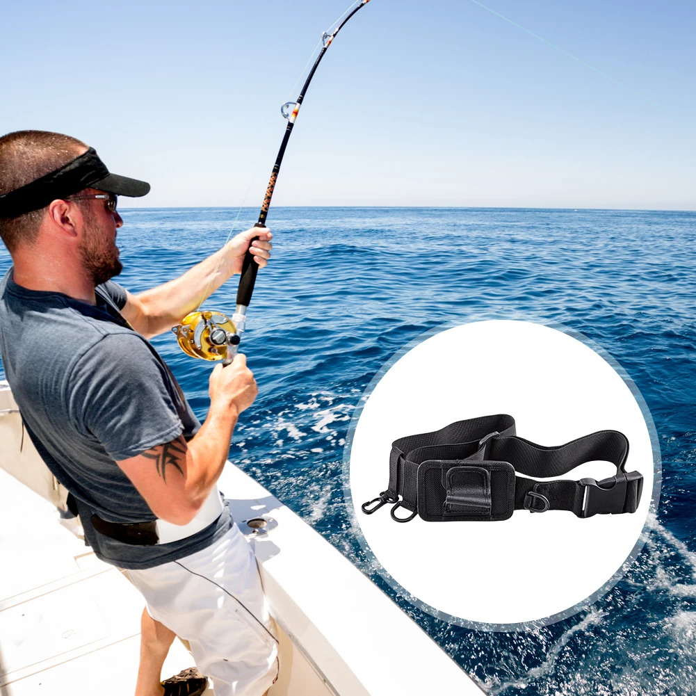 Fly Fishing Rod Holder Fishing Belt Rod Holder Portable Sheath with Adjustable Belt Accessories