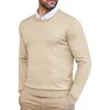 Autumn Men's Dress Crew Neck Sweater Slim Fit Lightweight Sweatshirts Knitted Pullover Casual Fashion Long Sleeve Sweater 4