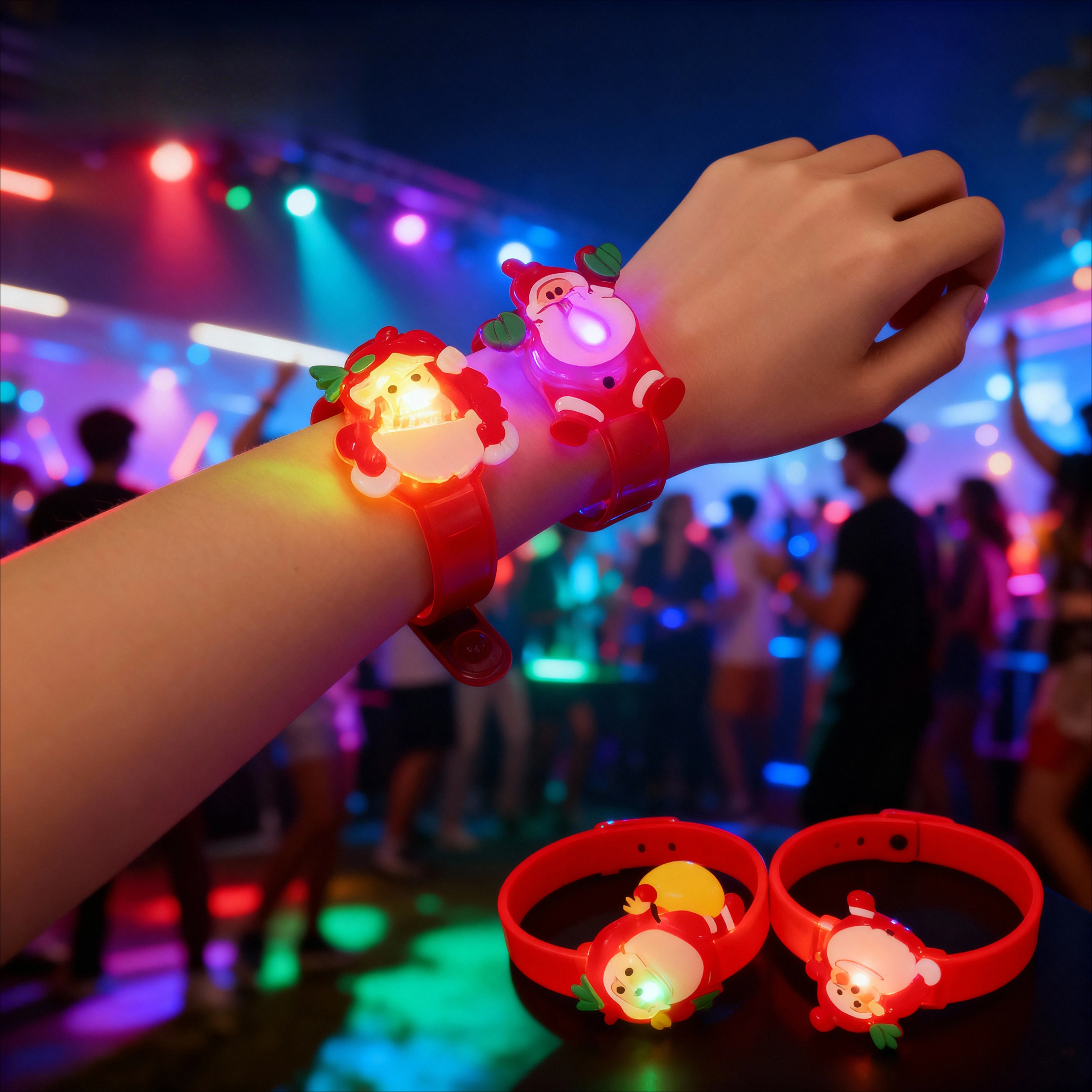 LED Plastic Christmas Party Decorations with Finger Lights