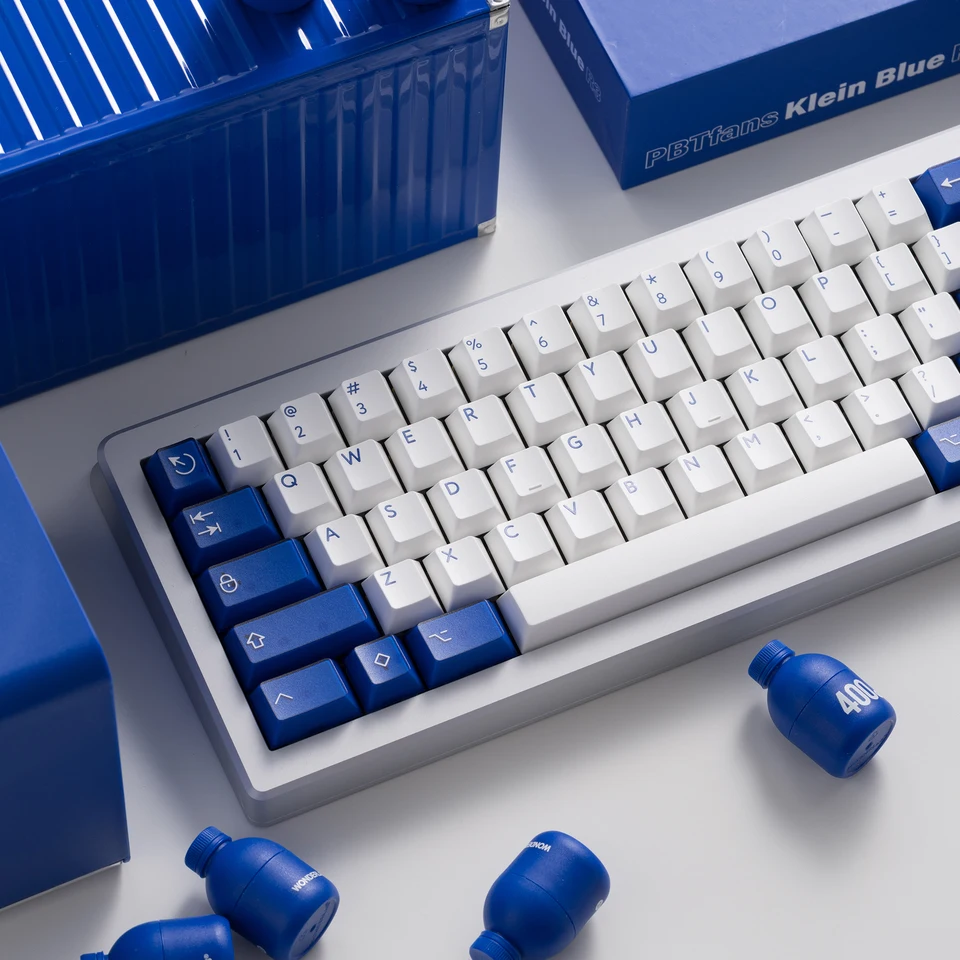 PBTfans Klein Blue R3 ABS material Cherry profile Doubleshot fit