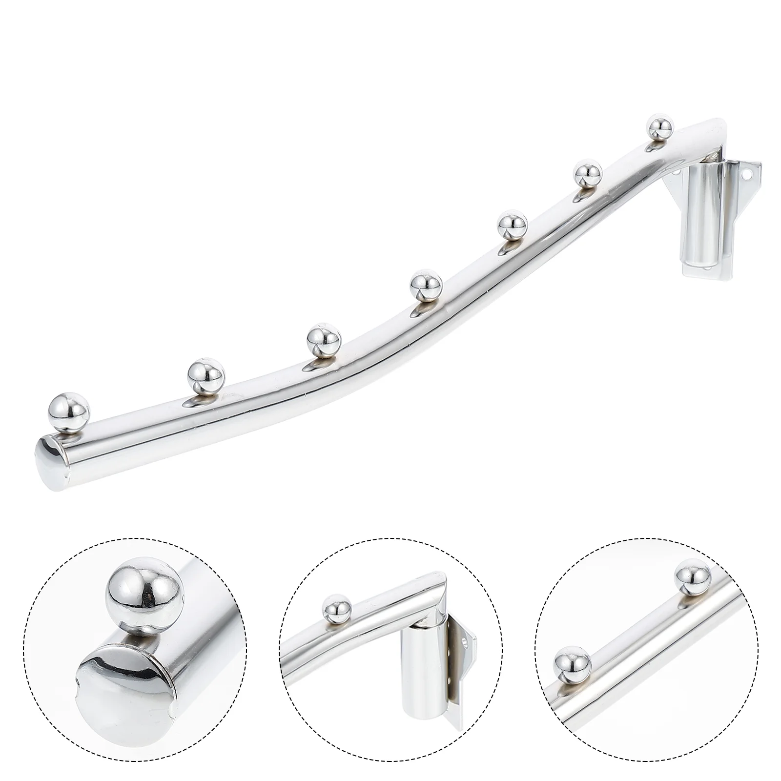 Swing Arm Hooks Wall Hung Clothes Drying Rack Coat Rail Wall Mounted swing-arm-hooks-wall-hung-clothes-drying-rack-coat-rail-wall-mounted