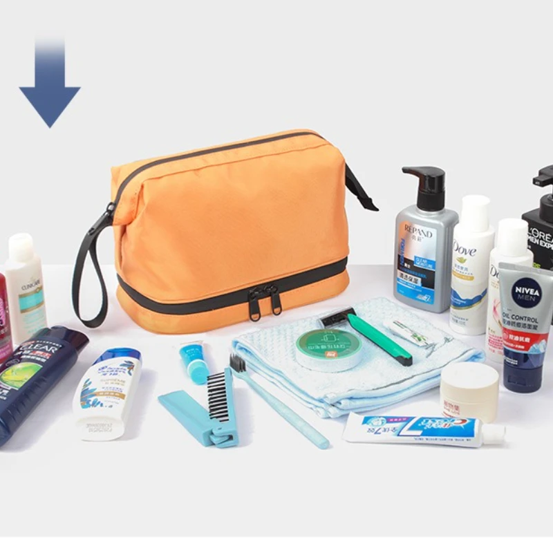 Toiletry Bag Storage Pouch Makeup Bag Travel Organizer for Father Day Gifts Traveling Toiletries Outdoor Business Trip