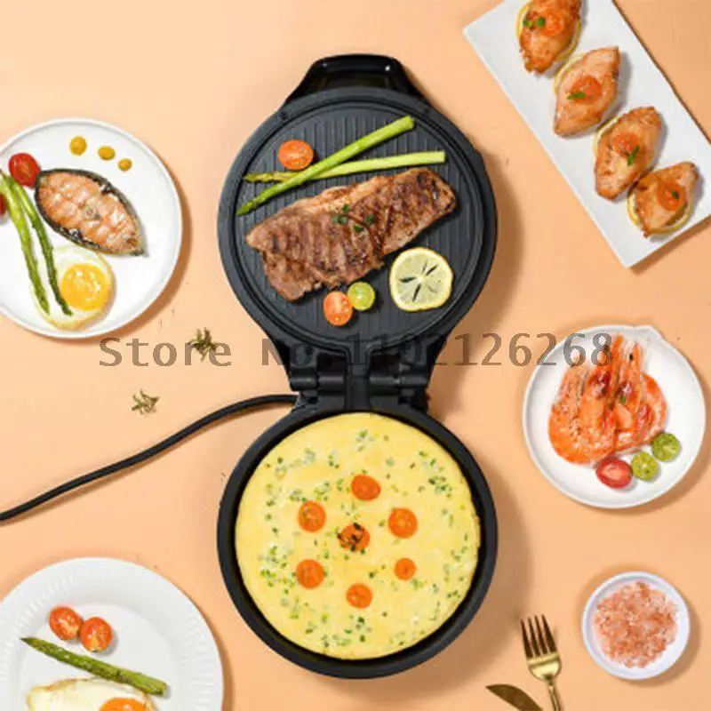 Small Household Electric Cake Pan J2301 Mini Double-sided Heating Deepening Plate Multi-function Frying Machine Pancake 3