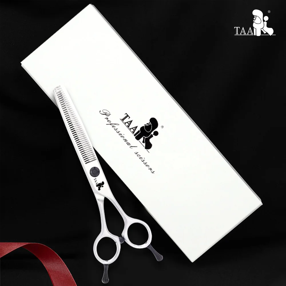 Dog Grooming Shears Professional Pet Scissors Serrated Ultra-Light Hair Cut XX-6040