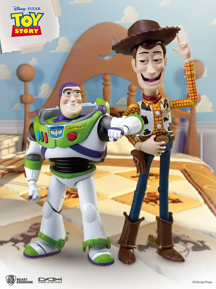 Beast Kingdom Pixar Toy Story Woody Buzz Lightyear Action Figure Collection Modello Regalo Di Compleanno