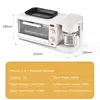 12L Multifunctional Bake oven Drip coffee maker 3 in 1 breakfast machine Tea boiler Sandwich Toast Roaster Non-stick Frying pan 2