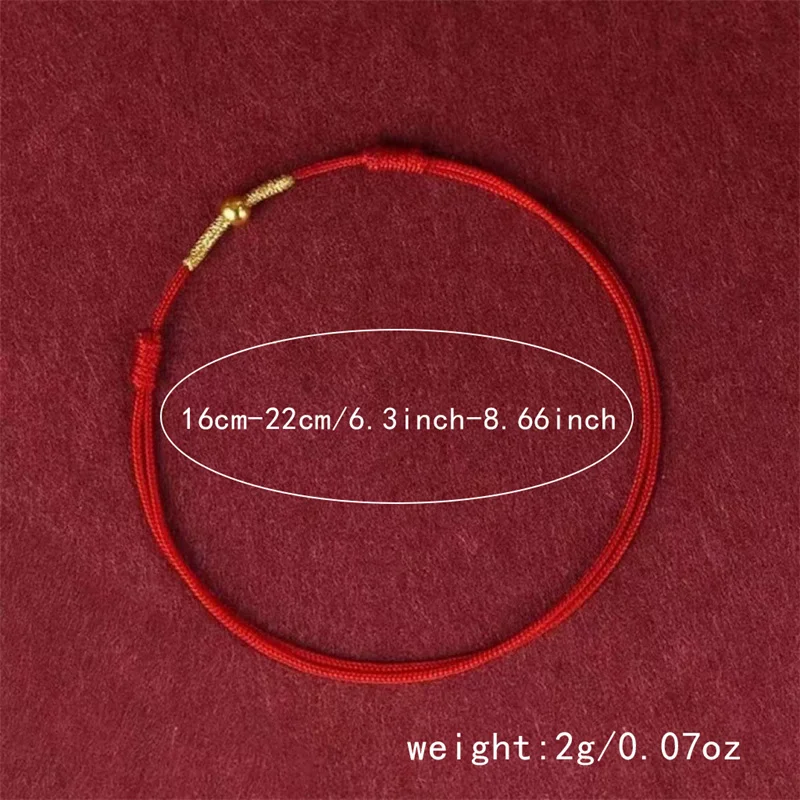 Fashion Simple Lucky Red Bracelets for Women and Men Handmade String Rope Infinity Koi Adjustable Bracelet Wealth Jewelry Gift 6