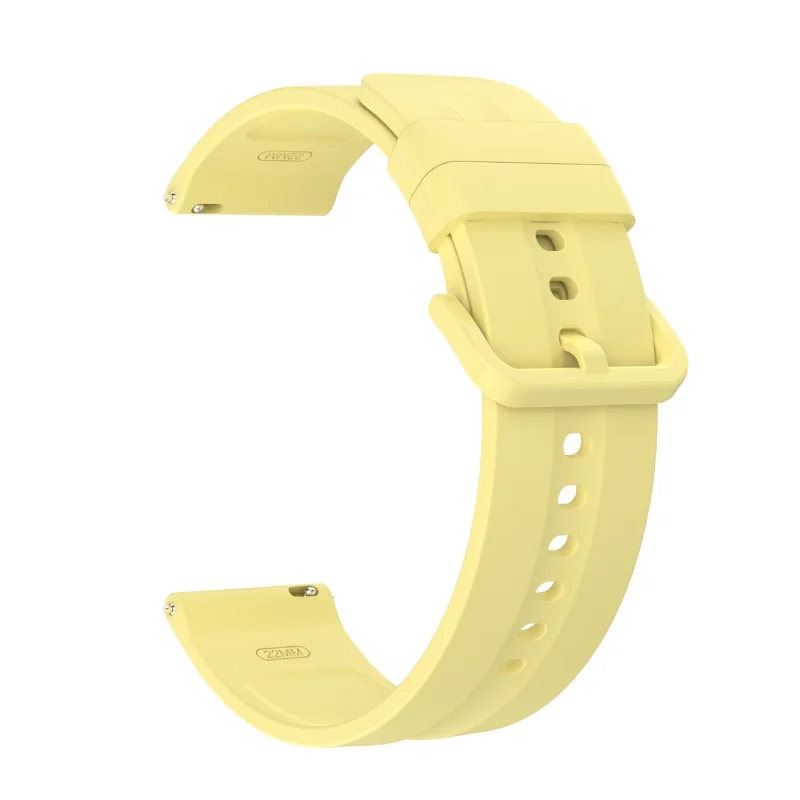 Silicone Sports Strap - Premium Soft Wristband, 22mm