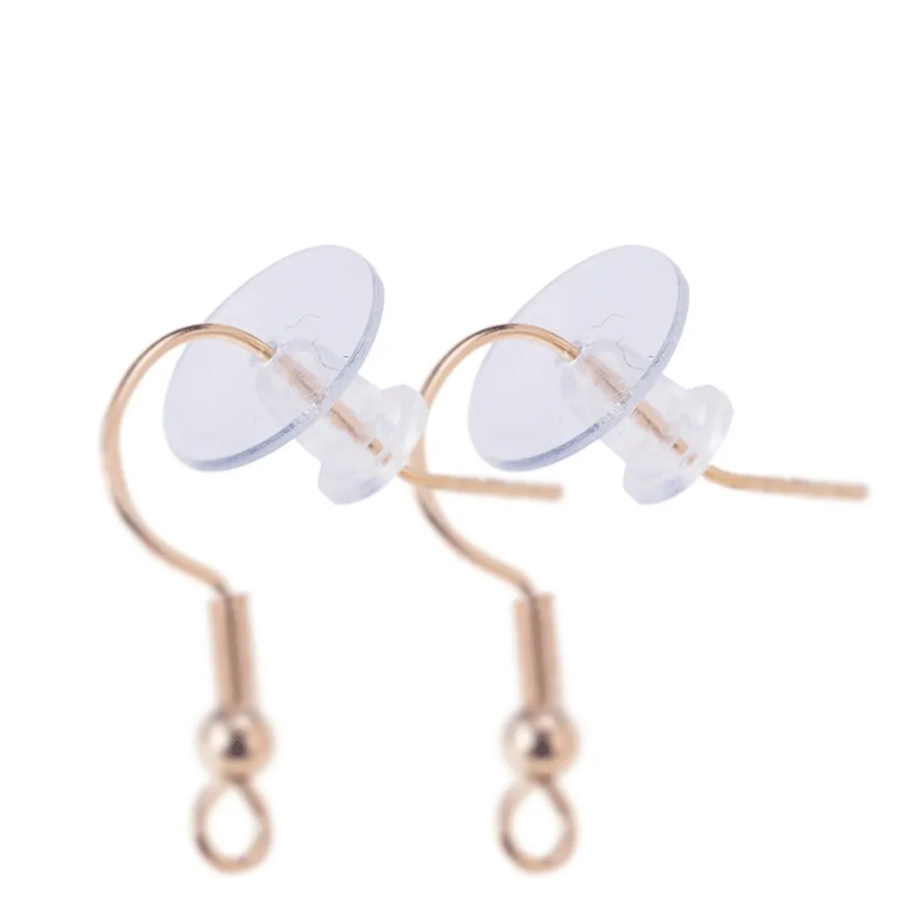 50Pcs 10MM Transparente Ohrring Pads Silikon Komfort Ohrring Kissen Für Ohr Rücken Stud Weiche Dichtung Spacer Schmuck Zubehör – Detail 3