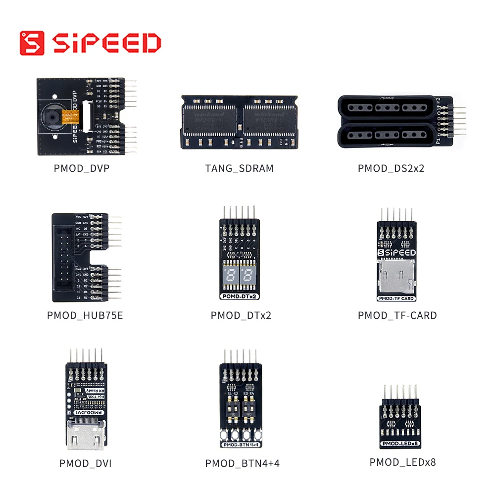 Módulo Fpga Pmod com Interruptor Led Câmera Hdmi Tubo Digital Velocidade Tang Hub75e - Imagem 5