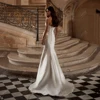 Simple Wedding Dresses Glamorous Bridal Gowns Strapless Backless Robes For Formal Party Graceful Vestidos De Novia Customized 2