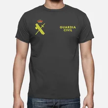 

Spanish Espanola Civil Guard Mod. Men's T-shirt Short Sleeve 100% Cotton Shirts O-Neck Tees Men Clothing
