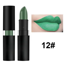Rich Wine Red Waterproof Matte Lipstick & Lip Gloss Set for Bold, Long - Lasting Color (12)