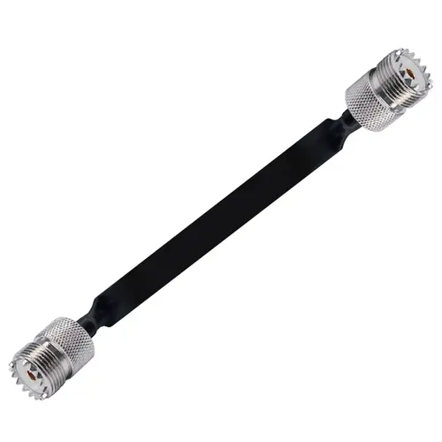 Window/Door Pass Through Flat RF Coaxial Cable SO239 UHF Female to UHF Female Male  PL259 50 Ohm RF Coax Pigtail Extension Cord - Image 7