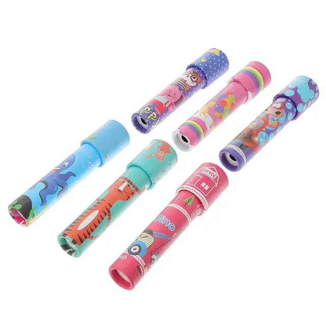 5/6pcs Classic Kaleidoscope Kids Toys Children Rotating Educational Playthings Imaginative Magic Puzzle Toy Party Favors 5