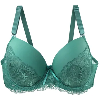 DaiNaFang Reggiseni push up traspiranti con fiocco 34/75 36/80 38/85 40/90 42/95 44/100 BCDE Cup intimo per donna Lingerie taglie forti
