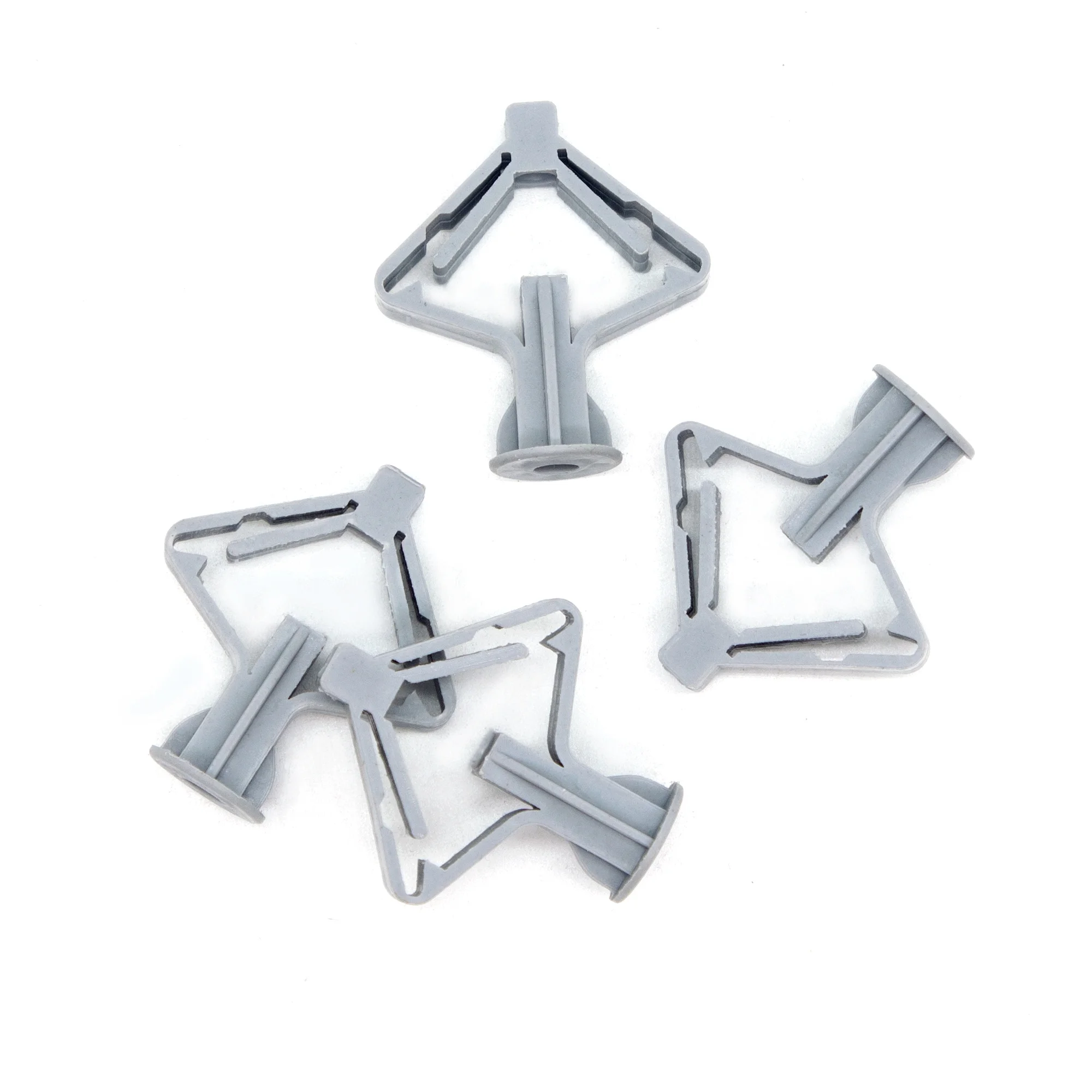 100Pcs Self-Drilling Drywall Anchor Kit &ndash; Nylon Plastic Expansion Anchors, Ideal for Gypsum Board, Curtains, Wall Mounting