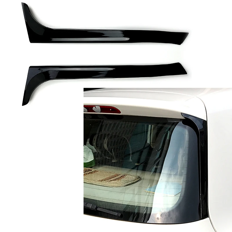 

Rear Window Side Trunk Spoiler Canard Canards Splitter For VW Golf 6 MK6 GTI GTR GTD 2008-2013 Glossy Black ABS Car Accessories