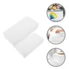 2 Pcs Foam Blocks Polystyrene Rectangular Crafts White Foams Cubes Rectangle Painting Balls 5