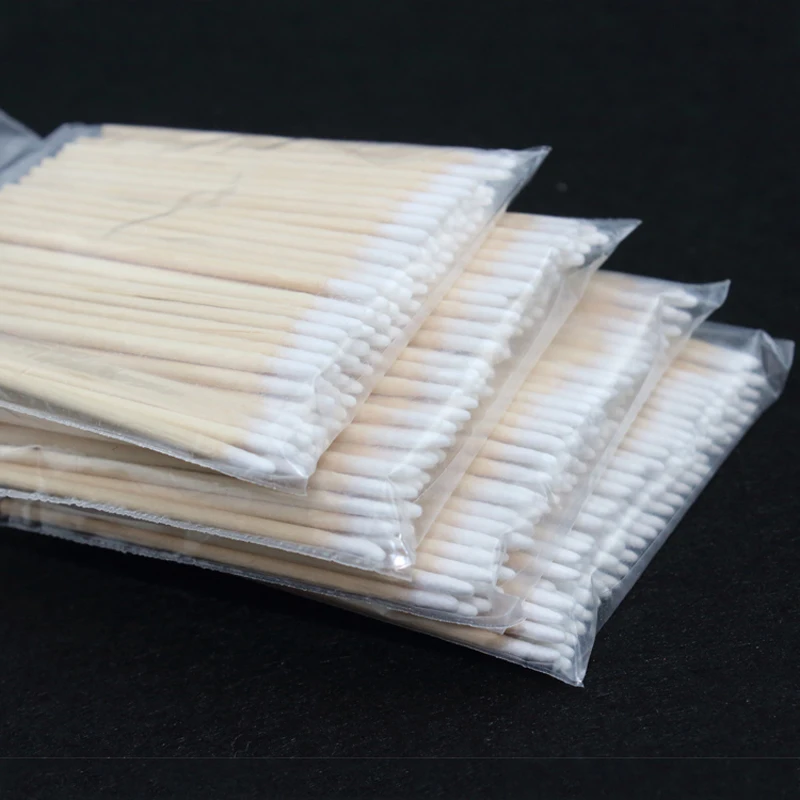 

Microblading 100pcs Wooden Cotton Swab Cosmetics Permanent Makeup Health Medical Ear Jewelry 7 CM Clean Sticks Buds Tip