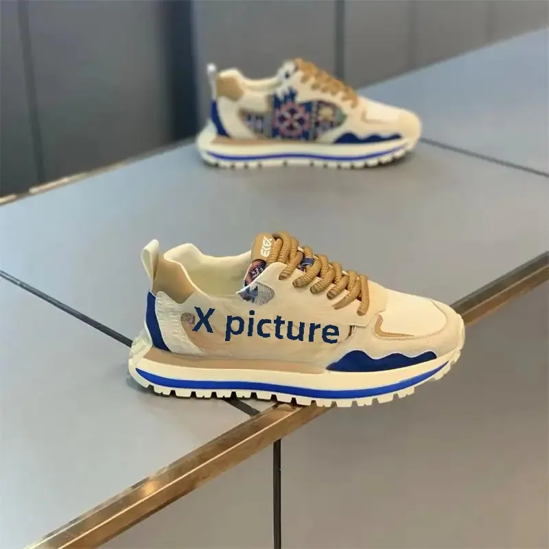 Trendy Autumn Men's Casual Sport Shoes Breathable Comfortable EVA Sole Rubber Upper Zapatillas Deportivas AGAN Shoes