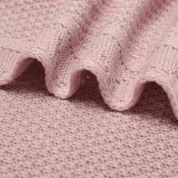 Baby Blankets Knitted Newborn Swaddle Wrap Crib Quilt Super Soft Toddler Infantil Stroller Sofa Bedding Sleeping Covers 100*80cm 4