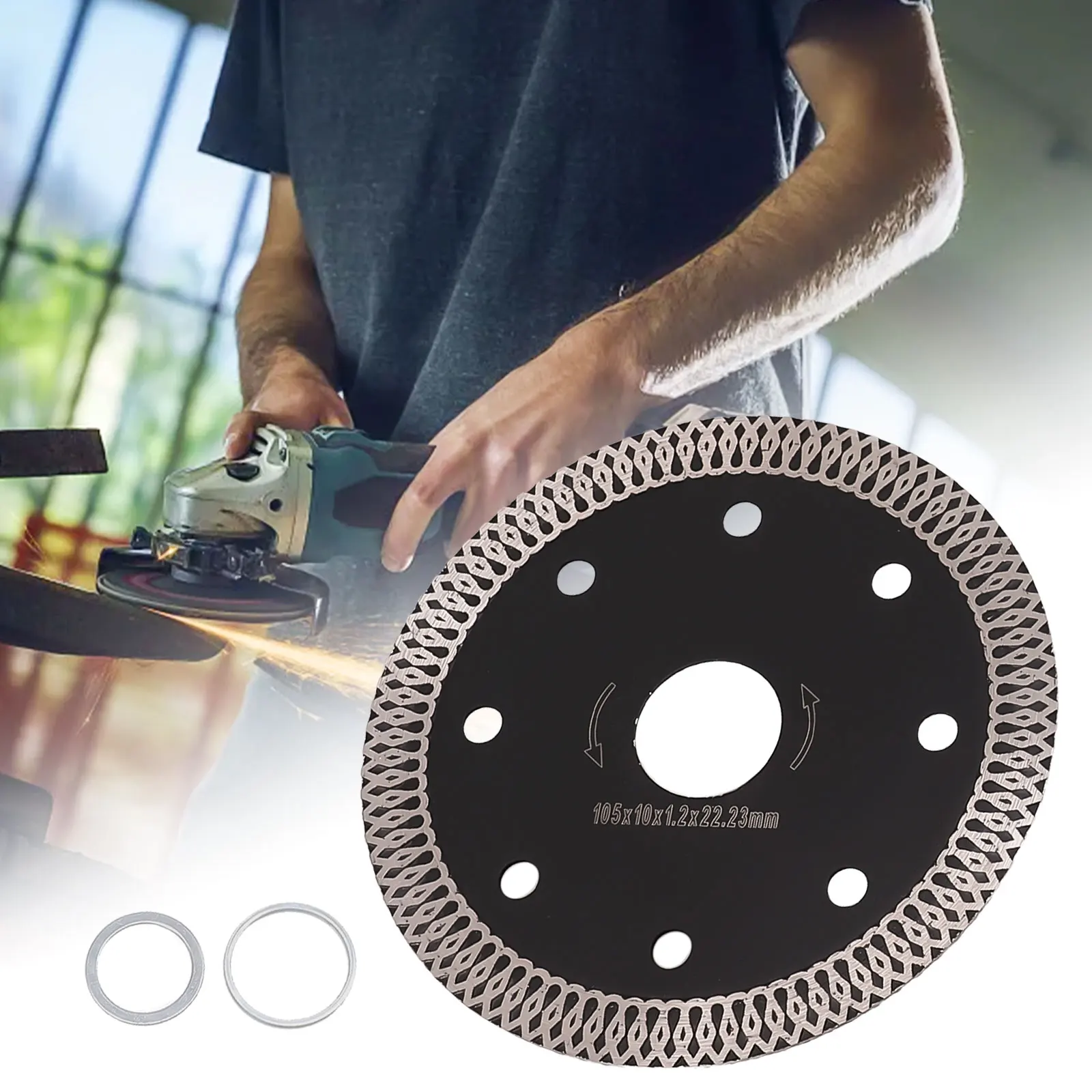 

Cutting Disc Diamond Saw Blade Cutting Tile Ceramic Brick Brand New Practical Quick & Smooth Cutting Useful X Teeth