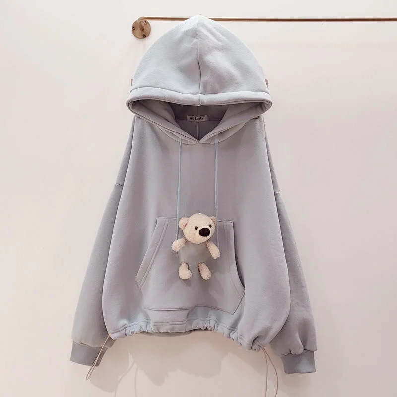 Kawaii Bear Hoodie 2
