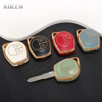 TPU Car Remote Key Case Cover Shell Fob per Suzuki Swift Grand Liana SX4 Window Vitara Amagatarai Alarm portachiavi accessori - TPU Car Remote Key Case Cover Shell Fob per Suzuki Swift Grand Liana SX4 Window