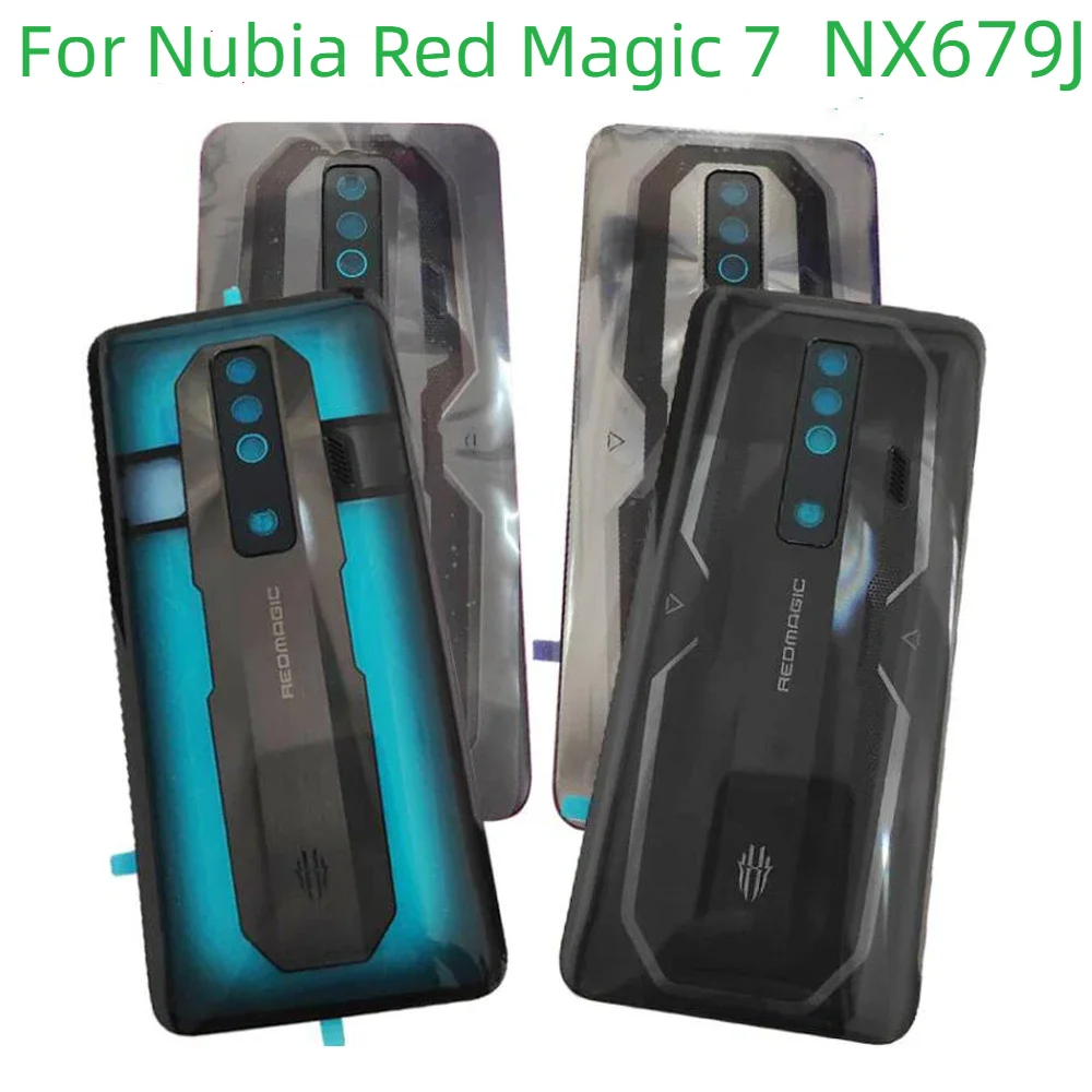 Оригинальная задняя крышка батарейного отсека, крышка для ZTE Nubia Red Magic 7 NX679J, Задняя деталь для замены корпуса телефона