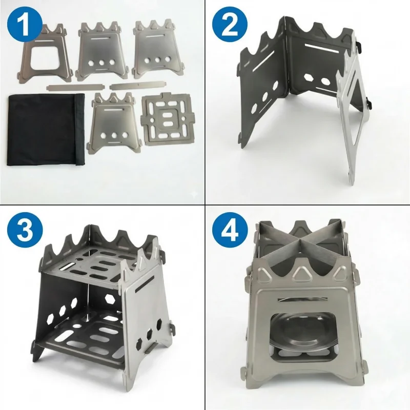 Titanium Folding Wood Stove 6