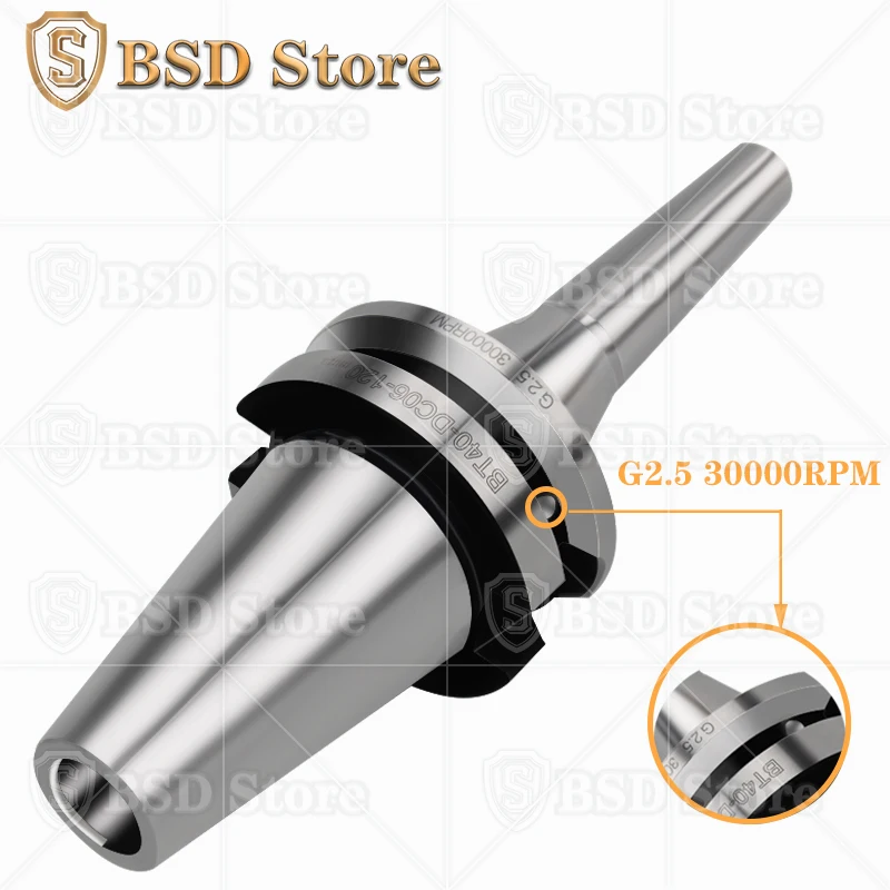 BSD 고정밀 고속 공구 거치대 척, 후면 당김 유형, 내진 절단 안정성, 0.001 BT30 BT40 BT50 DC4 DC6 DC8 DC12