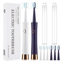 Sonic Electric Toothbrushes for Adult Kid Smart Timer Whitening Toothbrush IPX7 Waterproof Replaceable Heads Set