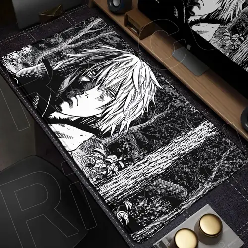 XXL Large Mousepad Vinland Saga 90x40CM Mouse Pad E-sports Gaming Keyboard Protector PC Accessories HD Computer carpet Desk Mat - Image 16
